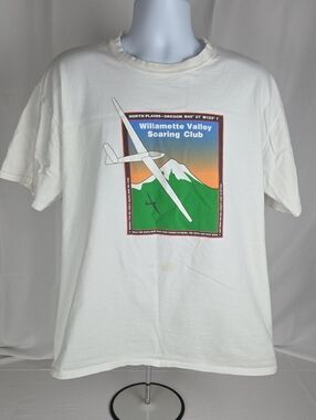 Anvil White Willamette Valley Soaring Club Graphic Tee